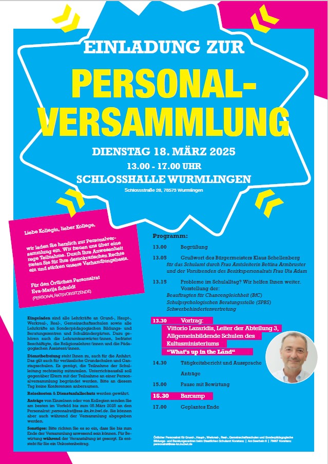 Personalversammlung 18.03.2025